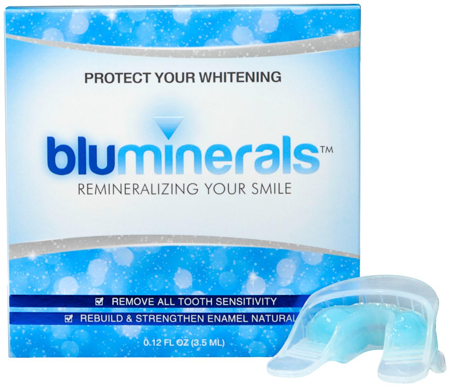 Professional teeth whitening products on display